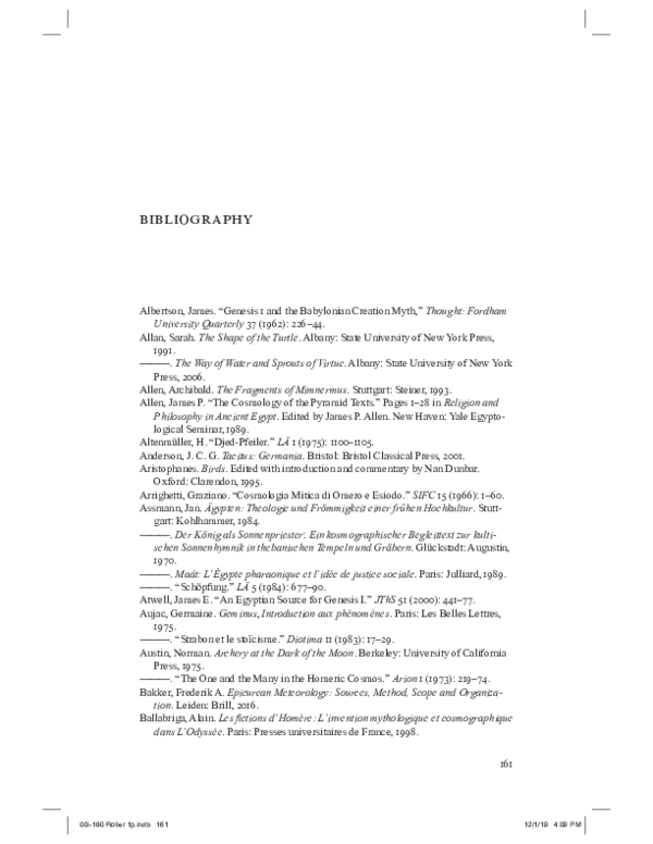 First page of “The Kozy Kosmos of Early Cosmology”