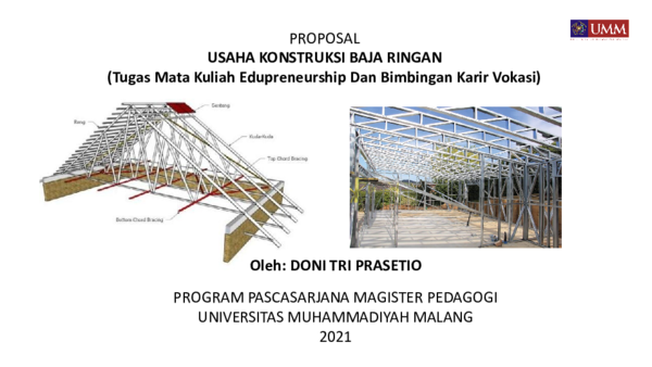 First page of “Doni Tugas PPT Bisnis Plan Eduprener”