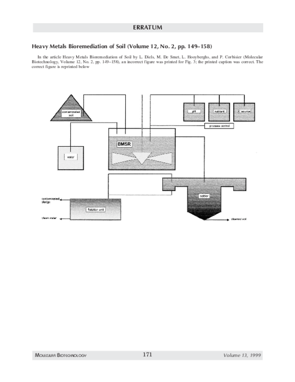 First page of “Heavy Metals Bioremediation of Soil”