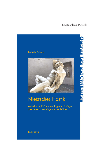 First page of “Nietzsches Plastik”