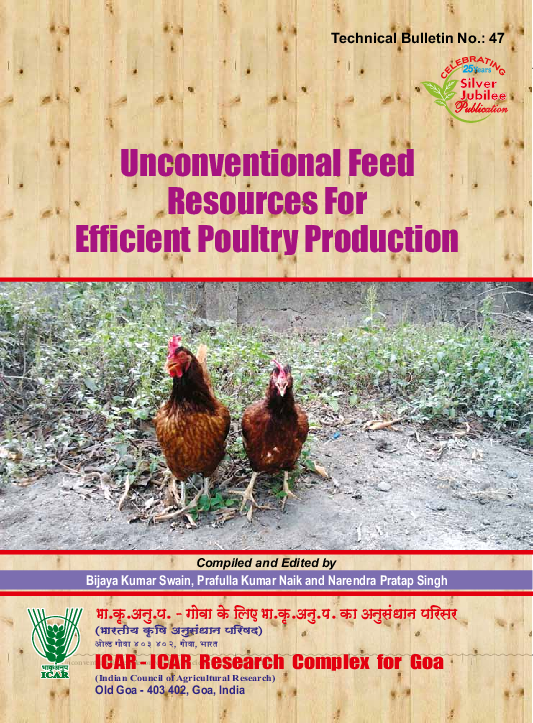 First page of “Unconventional Feed Resources For Efficient Poultry Production”