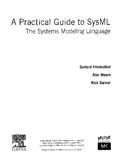 First page of “A Practical Guide to SysML: The Systems Modeling Language”