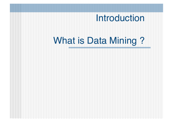 First page of “Data mining: concepts and techniques”