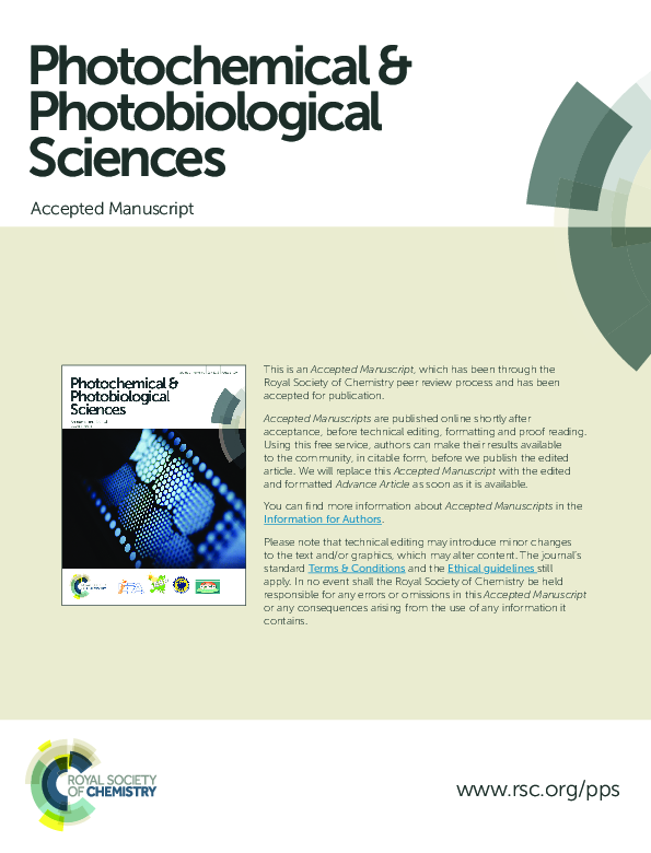 First page of “Reviewing the relevance of fluorescence in biological systems”