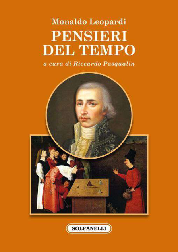 First page of “Monaldo Leopardi, Pensieri del Tempo”