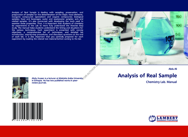 First page of “Analysis of real sample”