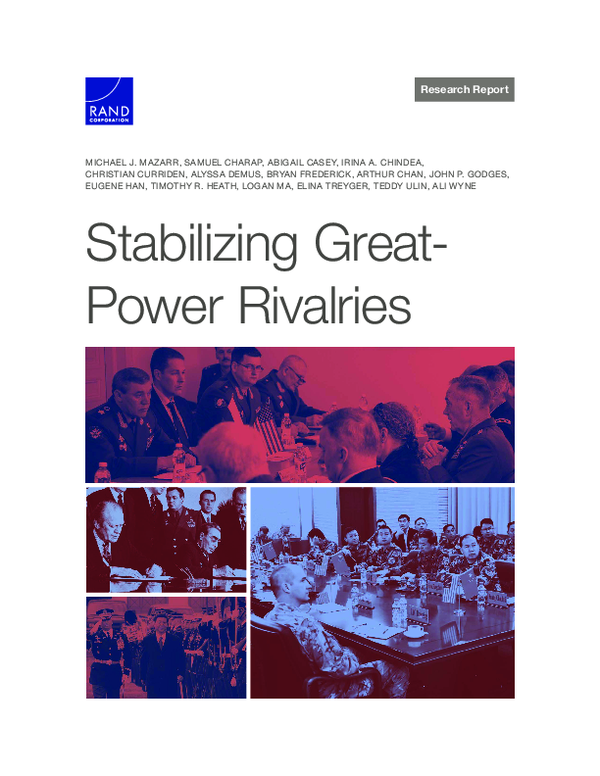 First page of “Stabilizing Great-Power Rivalries”