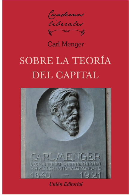 First page of “Sobre la Teoria del Capital - Carl Menger”