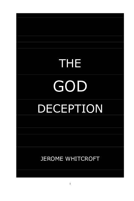 First page of “THE GOD DECEPTION”