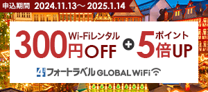 Wi-Fi󥿥300OFF ˥եȥ٥ݥ5UPեȥ٥ GLOBAL WiFi