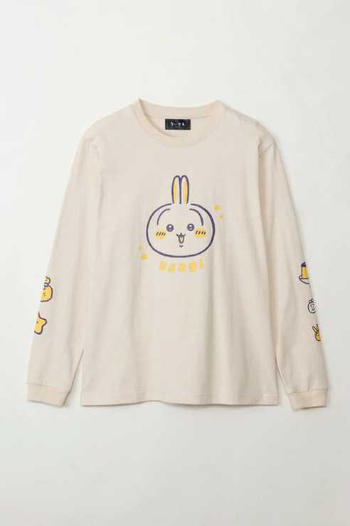 遊び心たっぷりの「ちいかわ」ロングスリーブTシャツ5種が本日12月25日12時より発売！袖には“草むしり検定”や“さすまた”などデザイン