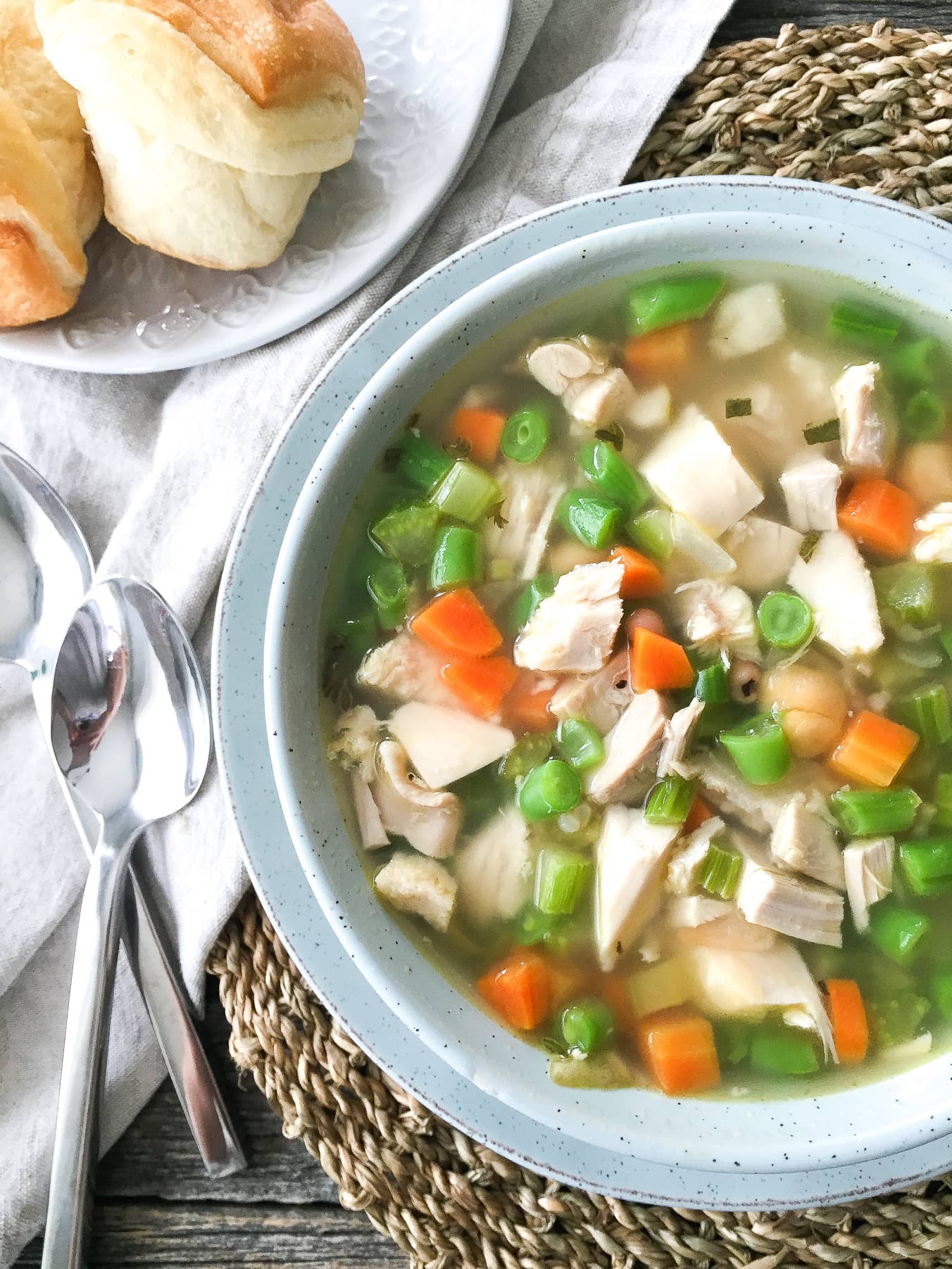 Turkey Brown Rice Soup