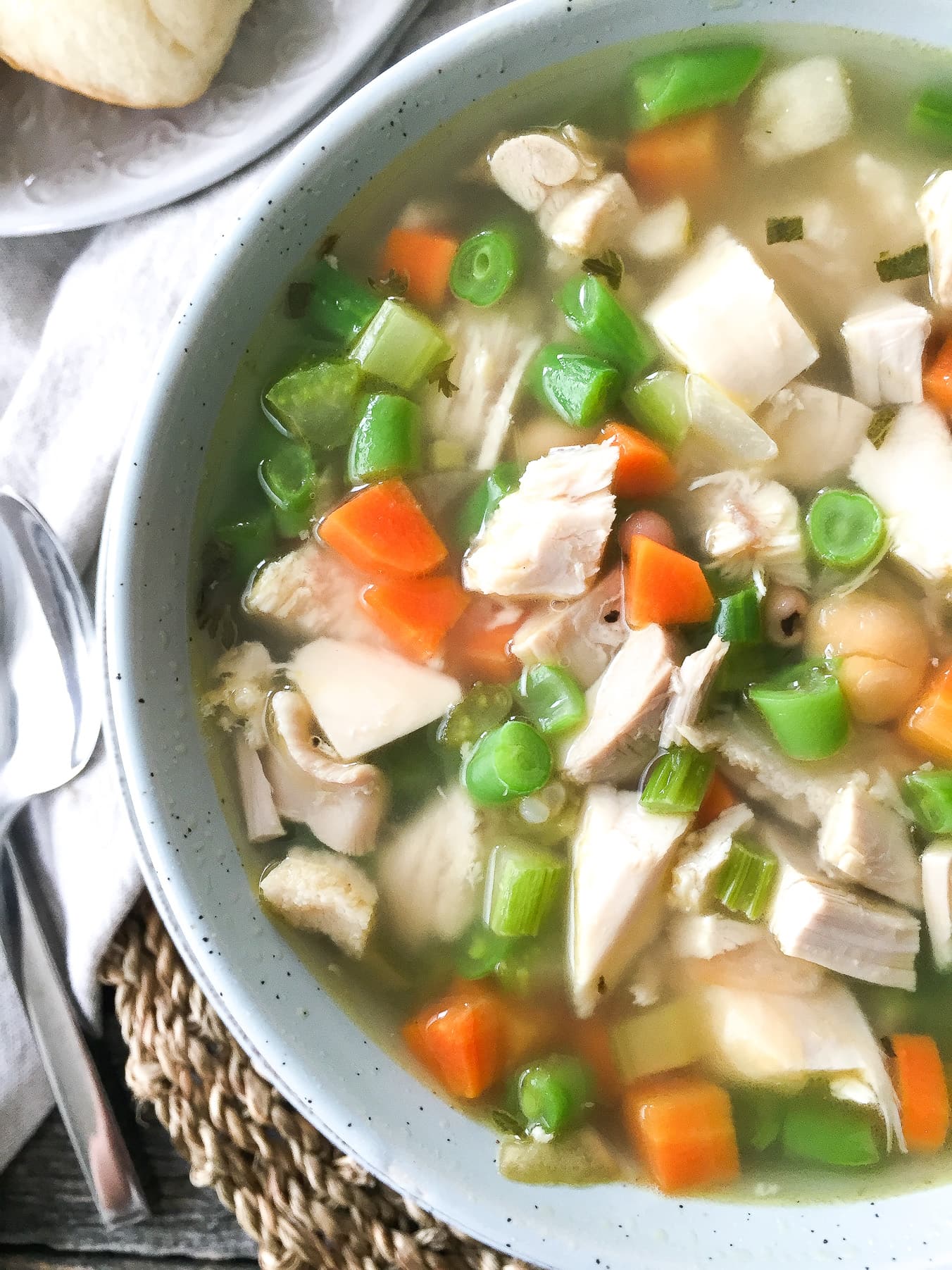 Turkey Brown Rice Soup