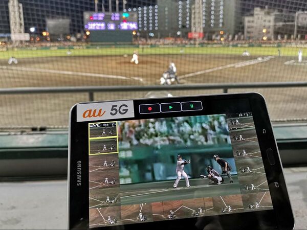 4K動画のリアルタイム配信 スポーツスタジアムでの5G活用の可能性