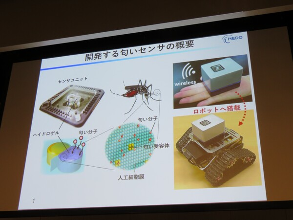 嗅覚や味覚、皮膚感覚など、ロボが検知できる革新的センシング技術の最先端を研究者が発表