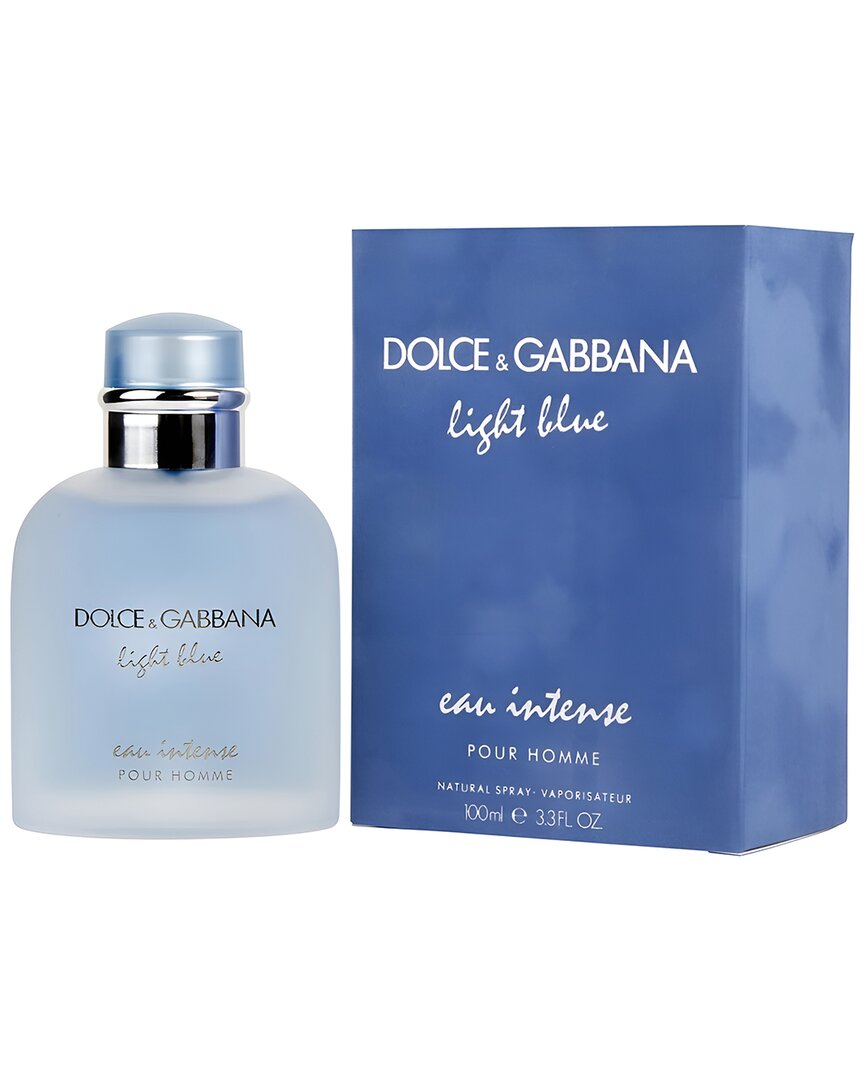 Dolce & Gabbana Men's 3.3oz Light Blue Eau Intense Edp