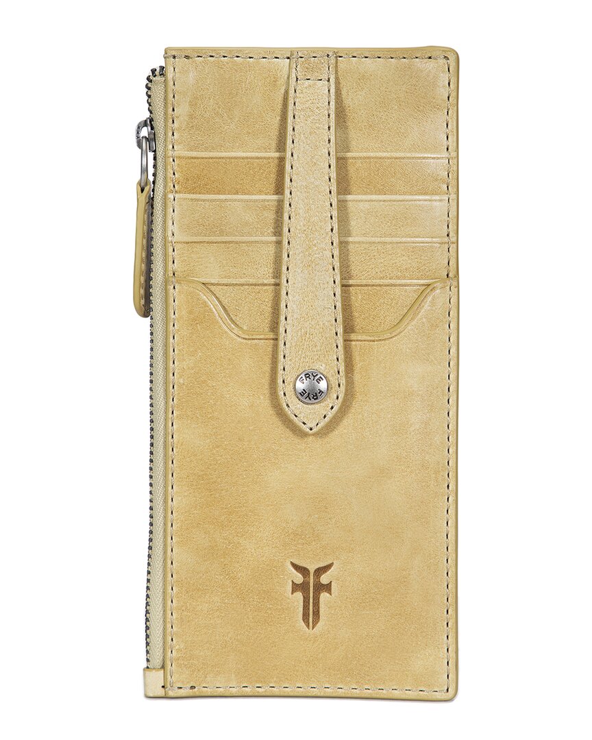 Frye Melissa Leather Wallet In Neutral