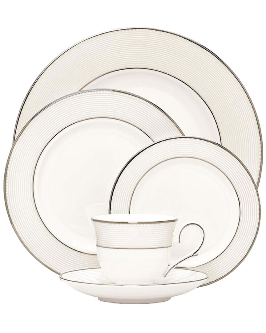 Lenox Striped 5pc Place Setting In Beige