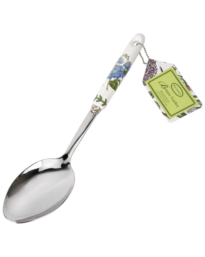 Portmeirion Botanic Garden Serving Spoon In White