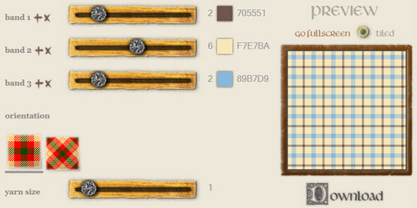 Tartanmaker-pattern-generator