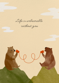 Bear Mountain - Greeting Card by Paperless Post