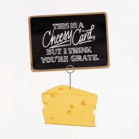 A Cheesy Card - Greeting Card by Derek Blasberg