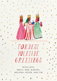 Wee Kings - Christmas Card by Mr. Boddington's Studio