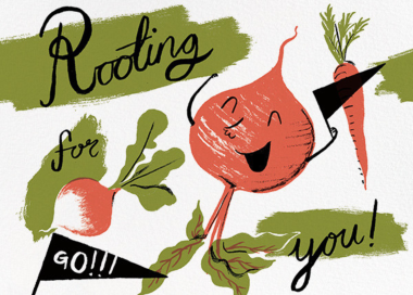 Rooting for You (Nicholas John Frith) - Encouragement Card by Red Cap Cards