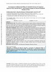 Research paper thumbnail of Assessment of Antibacterial Effect of Alcoholic Extract of Centaurea depressa M.B., Reseda lutea L. and Fumaria asepala on Selected Standard Strains in Vitro