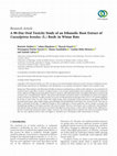 Research paper thumbnail of A 90-Day Oral Toxicity Study of an Ethanolic Root Extract of Caesalpinia bonduc (L.) Roxb. in Wistar Rats