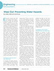 Research paper thumbnail of Wipe Out: Preventing Water Hazards