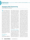 Research paper thumbnail of Engaging With Engineering