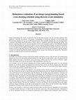 Research paper thumbnail of Robustness evaluation of an integer programming-based cross-docking schedule using discrete-event simulation