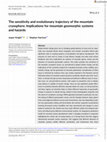 Research paper thumbnail of The sensitivity and evolutionary trajectory of the mountain cryosphere and implications for mountain geomorphic systems and hazards