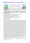 Research paper thumbnail of Studying the Impacts of Cold Temperature on Morphological and Phonological Development of Poa pratensis and Poa trivialis Regarding GDD