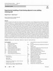 Research paper thumbnail of Experimental modeling of strip footing adjacent to non-yielding retaining wall