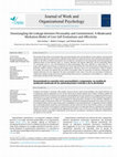 Research paper thumbnail of Disentangling the Linkage between Personality and Commitment: A Moderated Mediation Model of Core Self-Evaluations and Affectivity