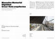 Research paper thumbnail of Mausoleo Memorial Dignidad Grass+Batz arquitectos = Mausoleum Memorial Dignidad Grass+Batz arquitectos