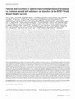 Research paper thumbnail of Patterns and correlates of patient‐reported helpfulness of treatment for common mental and substance use disorders in the WHO World Mental Health Surveys