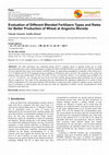 Research paper thumbnail of Evaluation of Different Blended Fertilizers Types and Rates for Better Production of Wheat at Angecha Woreda