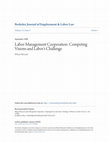 Research paper thumbnail of Labor-Management Cooperation: Competing Visions and Labor's Challenge