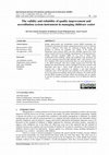 Research paper thumbnail of The validity and reliability of quality improvement and accreditation system instrument in managing childcare center