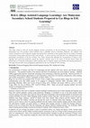 Research paper thumbnail of Secondary School Students Prepared to Use Blogs in ESL Learning?