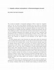 Research paper thumbnail of Empathy without Isomorphism: A Phenomenological Account