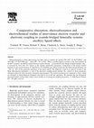 Research paper thumbnail of Comparative absorption, electroabsorption and electrochemical studies of intervalence electron transfer and electronic coupling in cyanide-bridged bimetallic systems: ancillary ligand effects