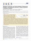 Research paper thumbnail of Modulation of Electronics and Thermal Stabilities of Photochromic Phosphino–Aminoazobenzene Derivatives in Weak-Link Approach Coordination Complexes