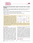 Research paper thumbnail of Metallacarborane-Based Metal–Organic Framework with a Complex Topology