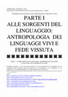 Research paper thumbnail of Antropologia dei linguaggi umani e metodologia teologica oggi