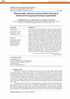 Research paper thumbnail of Dimensionality reduction and hierarchical clustering in framework for hyperspectral image segmentation