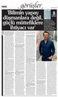 Research paper thumbnail of Alper Bilgili - Karar Gazetesi Röportaj (Deprem, Bilim ve Din)